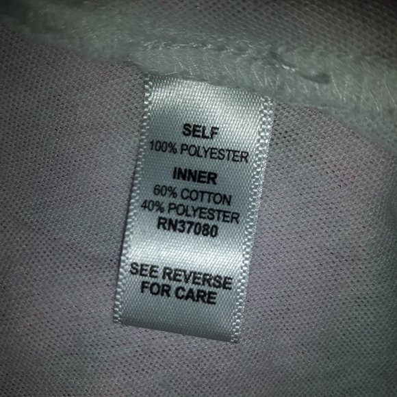 Pink and white lace long sleeve asymmetric tunic shirt top blouse - Picture 6 of 6